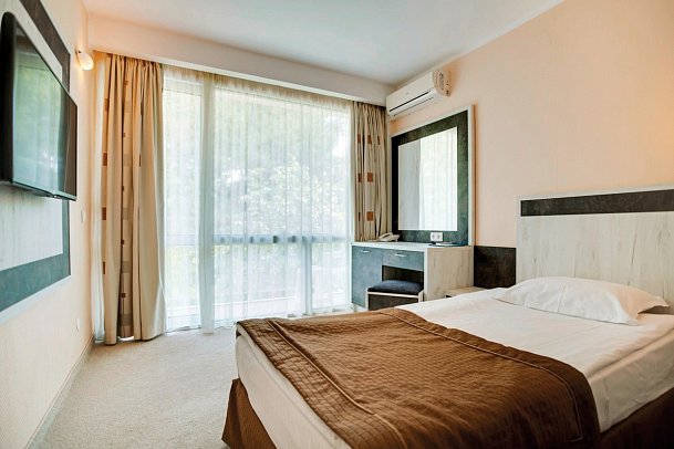 DIT Evrika Beach Club Hotel - Wohnbeispiel Einzelzimmer (Zimmercodierung EB1)