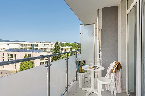 Hotel Perla - Wohnbeispiel Doppelzimmer (Zimmercodierungen DB1, DD1, AB1 & SB1)