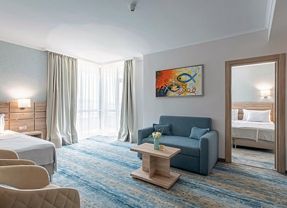 Sentido Neptun Beach - Wohnbeispiel Apt. 1 Schlafzimmer Meerblick (Zimmercodierung ABM)