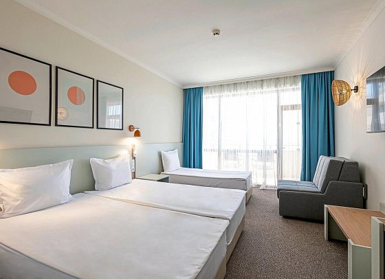 Sol Nessebar Resort - Wohnbeispiel Doppelzimmer (Zimmercodierungen DB1, DC1;DP1 & DB4)