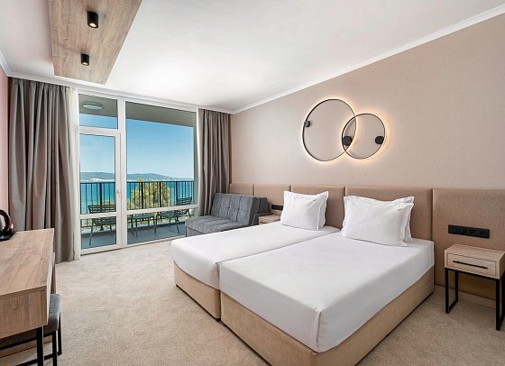 Festa Panorama - Wohnbeispiel Doppelzimmer Meerblick (Zimmercodierungen DBM & DCM)