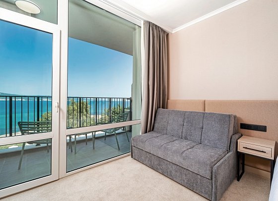 Festa Panorama - Wohnbeispiel Doppelzimmer Meerblick (Zimmercodierungen DBM & DCM)
