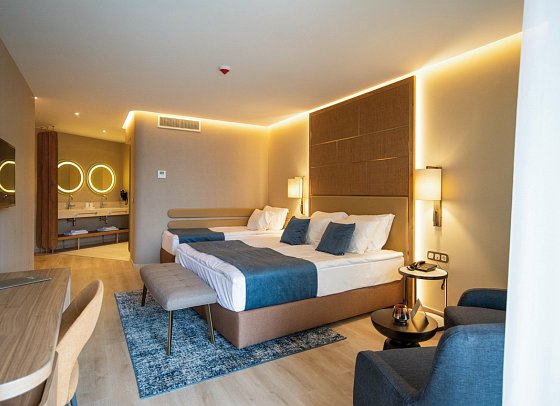 Wave Resort - Wohnbeispiel Doppelzimmer (Zimmercodierungen DE1, DBN, DCN & DBM)