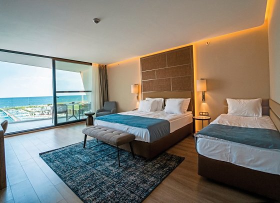 Wave Resort - Wohnbeispiel Doppelzimmer Premium Meerblick (Zimmercodierung DMM)