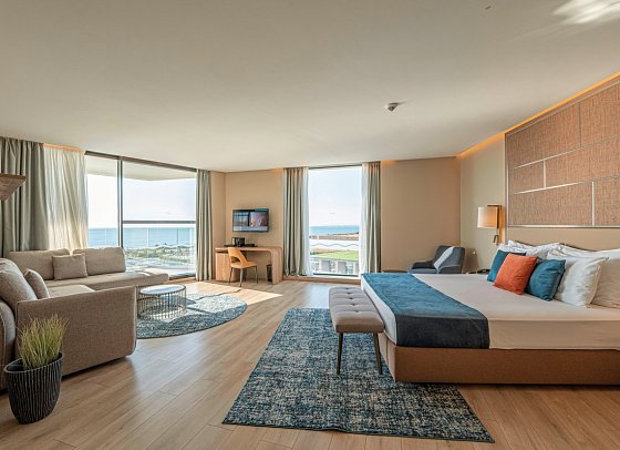 Wave Resort - Wohnbeispiel Juniorsuite Meerblick (Zimmercodierung JBM)