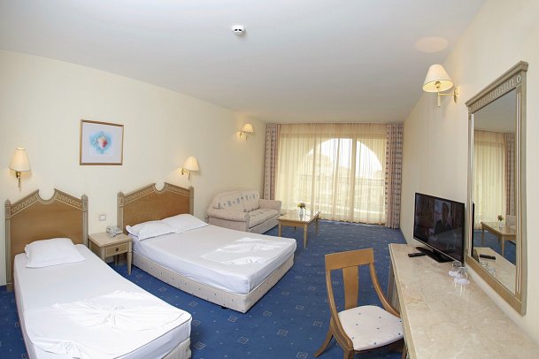 Duni Royal Resort Marina Palace - Wohnbeispiel Juniorsuite (Zimmercodierungen JBM & JBP)