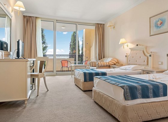 Duni Royal Resort Marina Palace - Wohnbeispiel Doppelzimmer Landblick (Zimmercodierungen DBL, DCL & DP1)