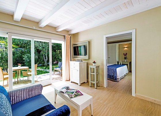 Forte Village – Bouganville - Wohnbeispiel Deluxe Family Bungalow (Zimmercodierung BI1)