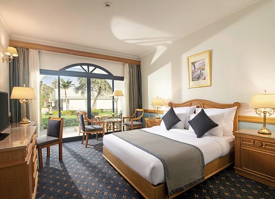 Jaz Pyramids Resort - Wohnbeispiel Doppelzimmer Patio Gartenblick (Zimmercodierungen D2G & DC2)