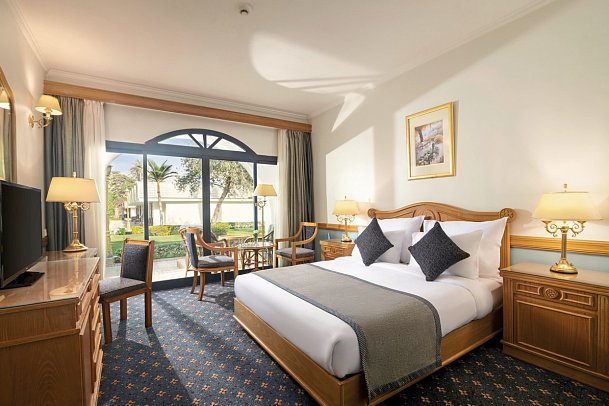 Jaz Pyramids Resort - Wohnbeispiel Doppelzimmer Patio Gartenblick (Zimmercodierungen D2G & DC2)