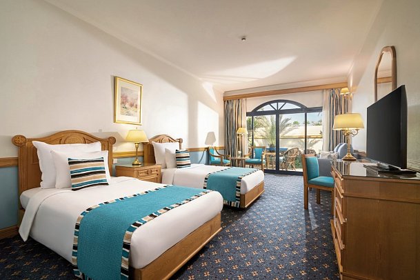 Jaz Pyramids Resort - Wohnbeispiel Doppelzimmer Patio Gartenblick (Zimmercodierungen D2G & DC2)