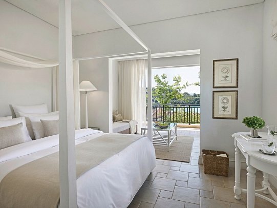 Grecotel Eva Palace - Wohnbeispiel Junior Suite Meerblick (Zimmercodierung JBM)