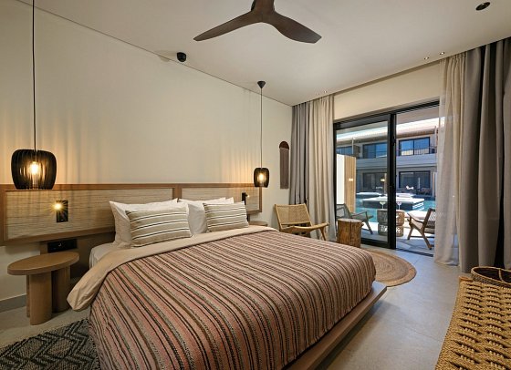 Hotel Unda - Wohnbeispiel Junior Suite Swim-Up (Zimmercodierung JBQ)