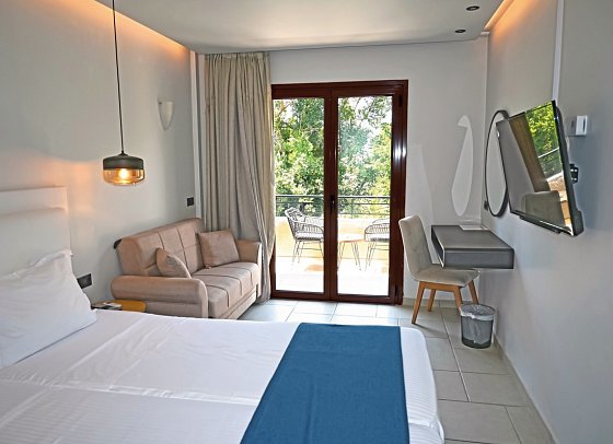 Wyndham Corfu Acharavi Hotel - Wohnbeispiel Doppelzimmer Superior Gartenblick (Zimmercodierung DSG)