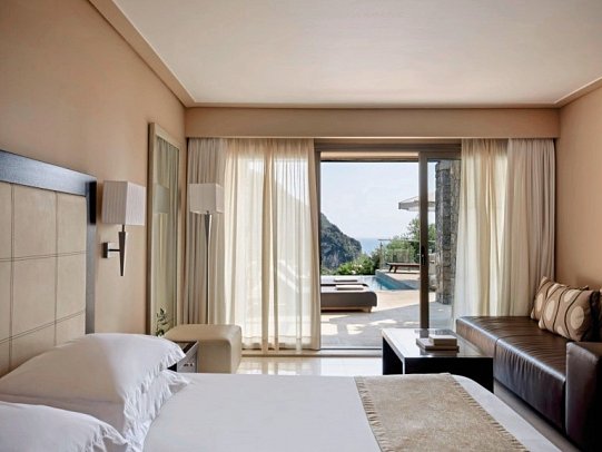 Atlantica Grand Mediterraneo - Wohnbeispiel Doppelzimmer Deluxe Privatpool (Zimmercodierung DDR)