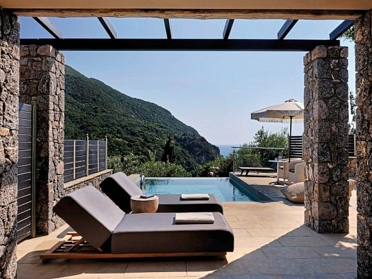 Atlantica Grand Mediterraneo - Wohnbeispiel Doppelzimmer Deluxe Privatpool (Zimmercodierung DDR)