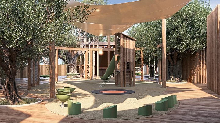 Conrad Corfu - Modellzeichnung Kinderspielplatz