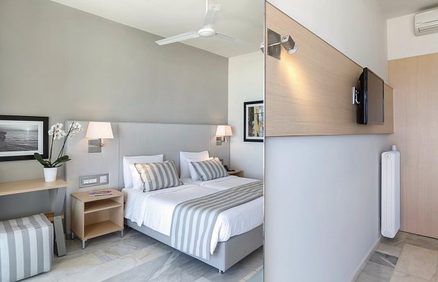 Acharavi Beach - Wohnbeispiel Doppelzimmer Meerblick (Zimmercodierung DBM)