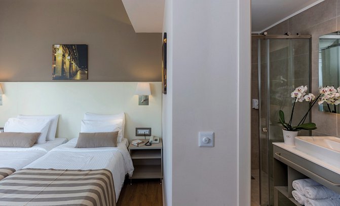 Acharavi Beach - Wohnbeispiel Appartement 2 Schlafzimmer Executive (Zimmercodierung OT1)