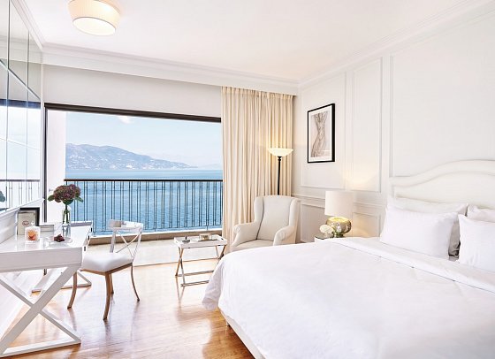 Corfu Imperial a Grecotel Resort to Live - Wohnbeispiel Doppelzimmer Panoramic Meerblick (Zimmercodierung DBM)