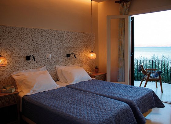 Dassia Beach Hotel - Wohnbeispiel Doppelzimmer Meerblick (Zimmercodierung DBM)