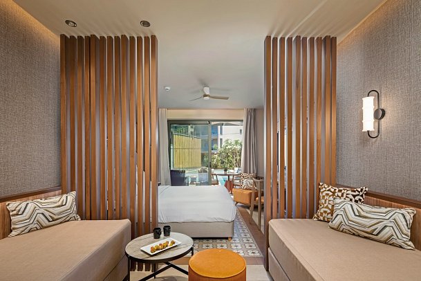 Sentido Apollo Palace - Wohnbeispiel Juniorsuite Deluxe Privatpool (Zimmercodierung JDR)
