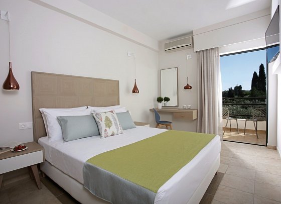 Paradise Hotel Corfu - Wohnbeispiel Doppelzimmer Superior Gartenblick (Zimmercodierung DSG)