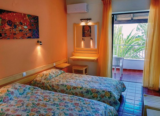 Nautilus - Wohnbeispiel Doppelzimmer seitl. Meerblick (Zimmercodierung DBN)