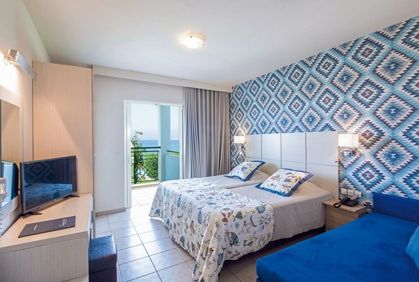 Mareblue Beach Corfu Resort - Wohnbeispiel Doppelzimmer Meerblick (Zimmercodierung DBM)