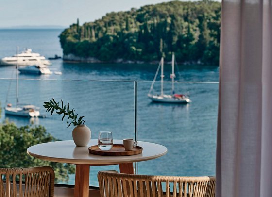 San Antonio Corfu Resort - Wohnbeispiel Ultima Doppelzimmer Meerblick (Zimmercodierung D8M)