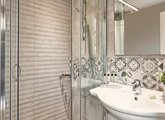 San Antonio Corfu Resort - Badbeispiel Doppelzimmer Fabulous Meerblick (Zimmercodierung D1M)