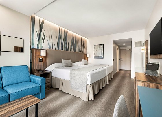 Hotel RIU Plaza Chicago - Wohnbeispiel Deluxe family double beds