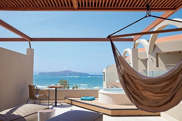 Domes Noruz Chania, Autograph Collection - Wohnbeispiel Suite Sublime Loft Meerblick mit Pool (Zimmercodierung WBM)