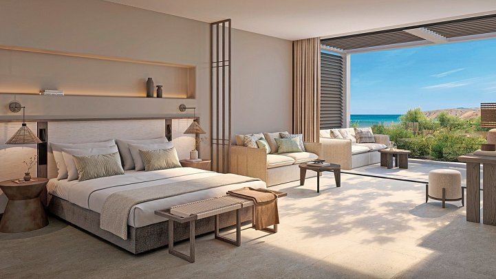 Ikos Kissamos - Wohnbeispiel Junior-Suite Deluxe seitl. Meerblick