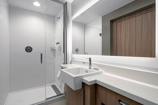 Springhill Suites Myrtle Beach Oceanfront - Beispiel Bad Studio Suite Oceanfront (Zimmercodierung SBM)
