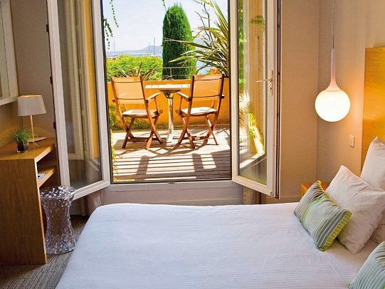 La Caravelle - Wohnbeispiel Doppelzimmer Meerblick (Zimmercodierung D1M)