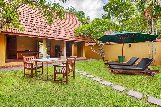 Jetwing Ayurveda Pavilions - Wohnbeispiel King Pavillion (Zimmercodierungen BX4 & BX2)