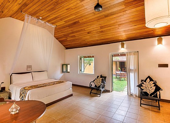 Jetwing Ayurveda Pavilions - Wohnbeispiel King Pavillion (Zimmercodierungen BX4 & BX2)