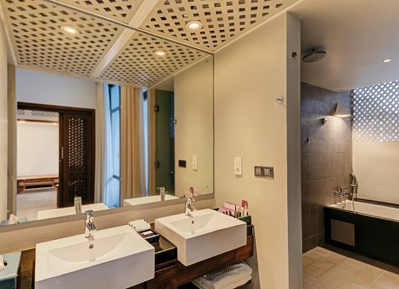 Cinnamon Bey Beruwela - Badbeispiel Junior Suite (Zimmercodierung WG1)