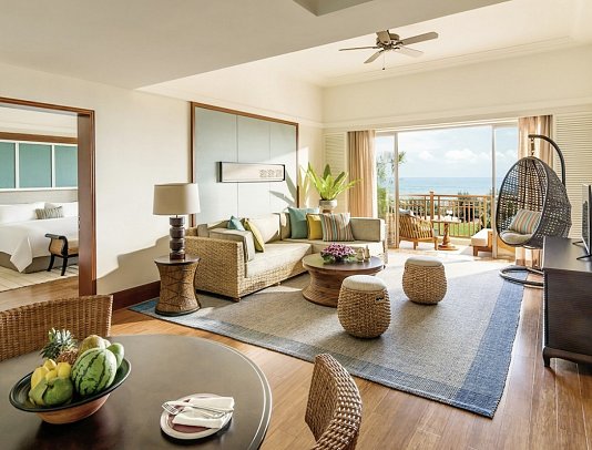 Shangri-La's Hambantota - Wohnbeispiel Premier Ocean Suite (Zimmercodierung WB2)