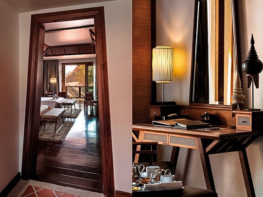 RatiLanna Riverside Spa Resort Chiang Mai - Wohnbeispiel Deluxe Balcony (Zimmercodierung UD4)