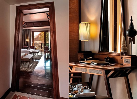 RatiLanna Riverside Spa Resort Chiang Mai - Wohnbeispiel Deluxe Balcony (Zimmercodierung UD4)