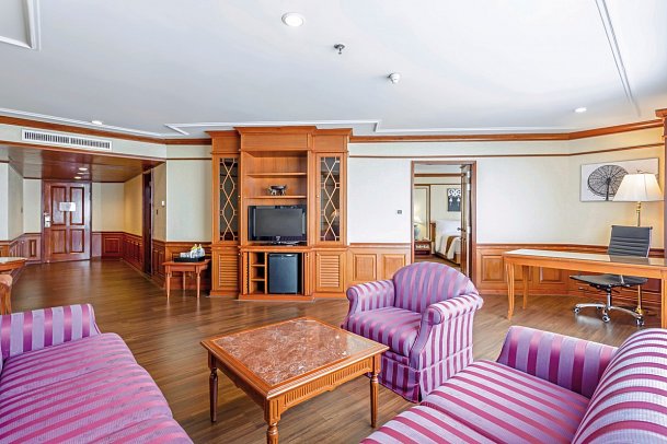 Centara Riverside Hotel Chiang Mai - Wohnbeispiel Grand Suite (Zimmercodierung WB2)