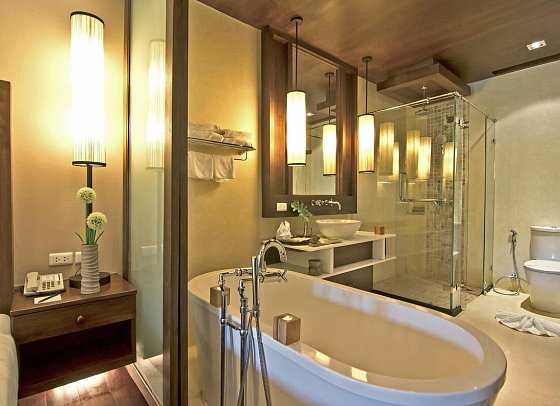 Panviman Chiang Mai Spa Resort - Badbeispiel Valley Deluxe (Zimmercodierung UD1)