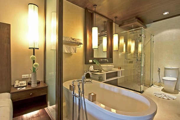 Panviman Chiang Mai Spa Resort - Badbeispiel Valley Deluxe (Zimmercodierung UD1)