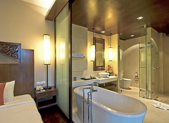Panviman Chiang Mai Spa Resort - Badbeispiel High Mountain Deluxe (Zimmercodierung UD3)