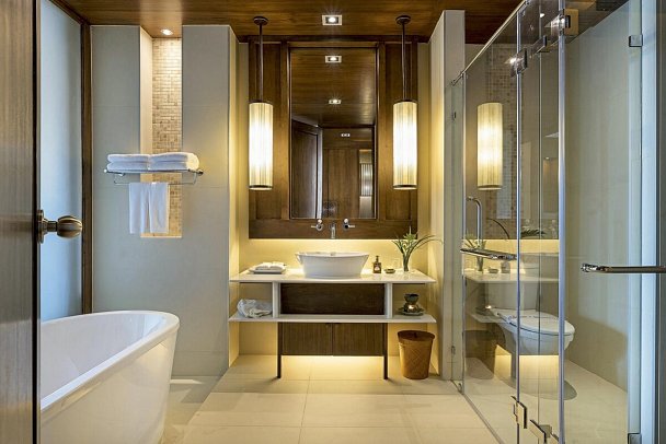 Panviman Chiang Mai Spa Resort - Badbeispiel Sky Mountain Deluxe (Zimmercodierung UD4)