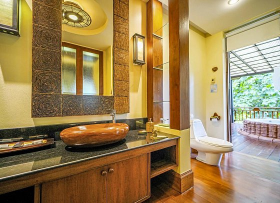 Panviman Chiang Mai Spa Resort - Badbeispiel Jacuzzi Villa (Zimmercodierung VB4)