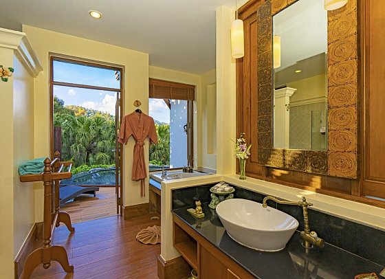 Panviman Chiang Mai Spa Resort - Badbeispiel Viman Pool Villa (Zimmercodierung VB5)