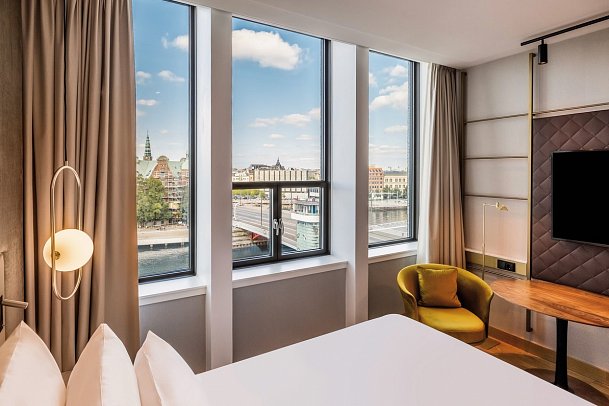 NH Collection Copenhagen - Wohnbeispiel Doppelzimmer Superior (Zimmercodierung DS1)